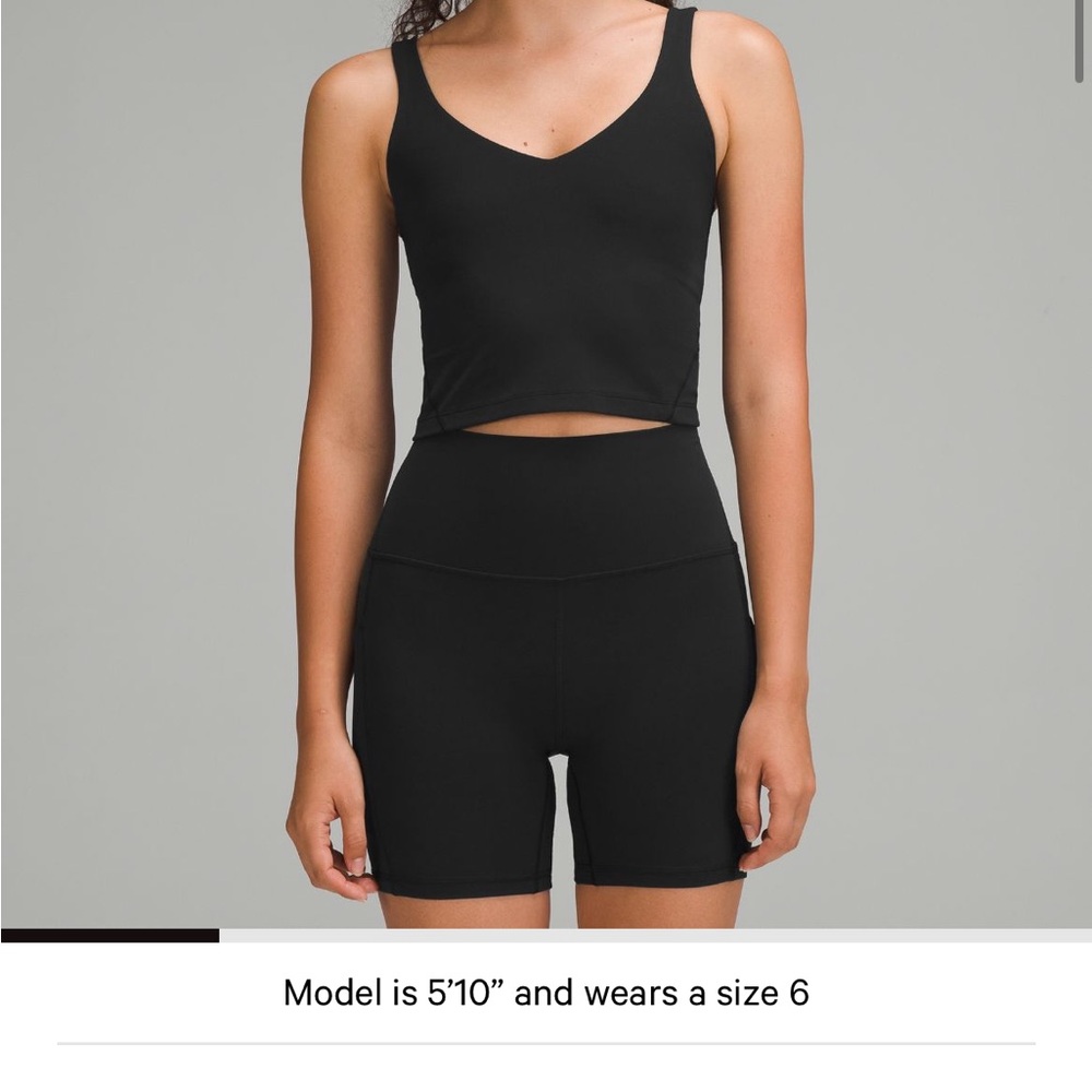 lululemon athletica Black Tank Top